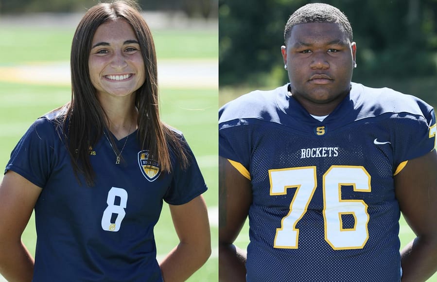 Both junior Ella Deevers and senior Mike Hall were named All-American athletes after leading their soccer and football teams, respectively, to league titles.