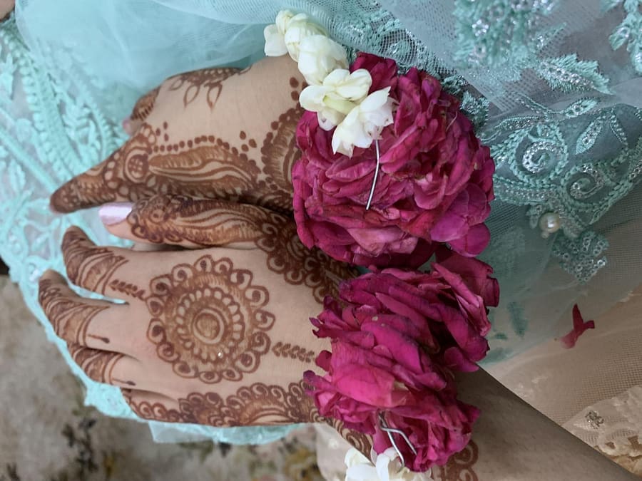 Shaikhs henna done professionally in Pakistan during Eid in June 2019. Henna is a fun activity to do together.
